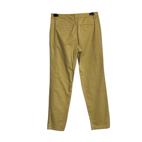 J. Jill Pants Womens Size 6 Mustard Yellow Chino Straight Leg Relaxed Casual - Picture 2 of 9